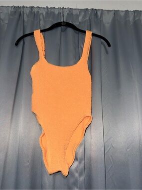 bond-eye One-Piece Bodysuit in Orange